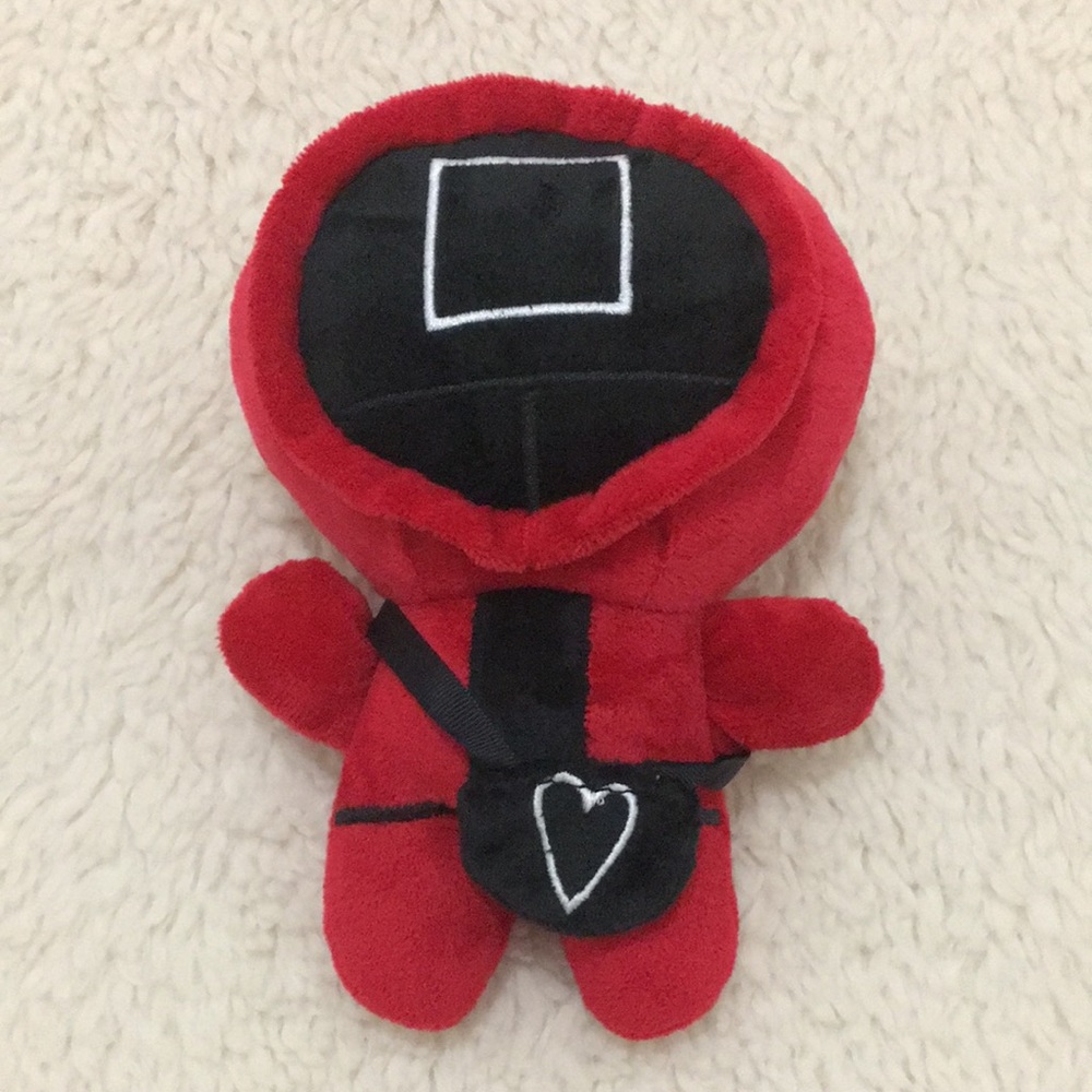 Squid Game Guard Plush Toy, Red
